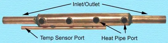 Balcony Type Heat Pipe Solar Collector with Vacuum Tube and Aluminum Frame (SPB-H58/900)