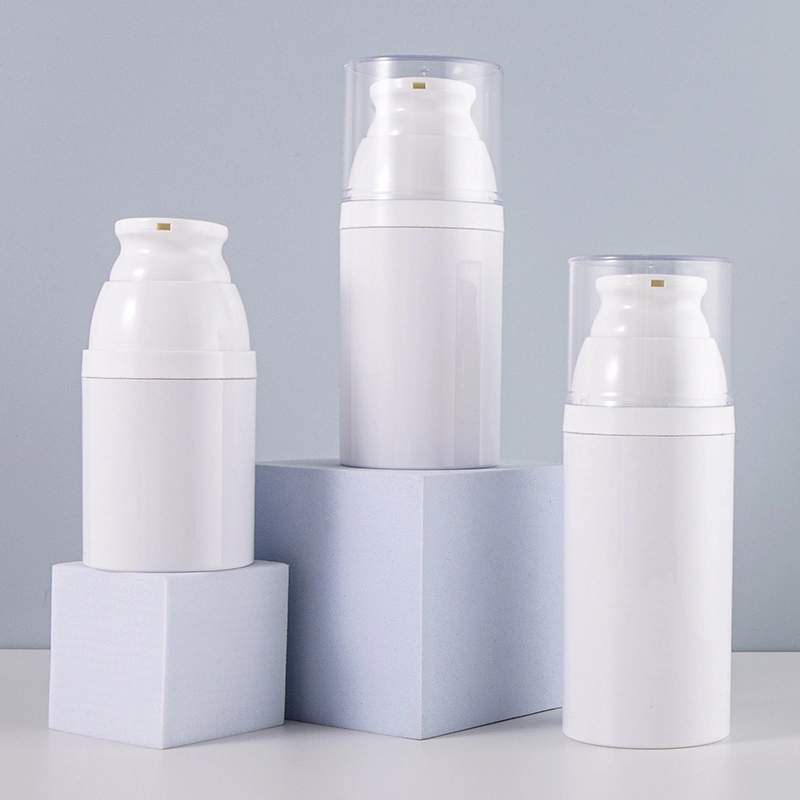 OEM White Skin Care Packaging Wash Face Cleansing Foam Pump Plastic Bottle