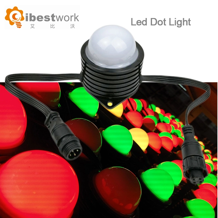 3 واط DMX512 RGB Stage Night Bar Brightness LED DOT المصباح