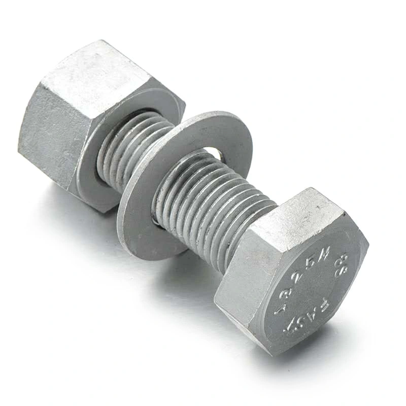 Hot Galvanized 8.8 A325 A325m High Strength Hex Bolt and Nut Washer