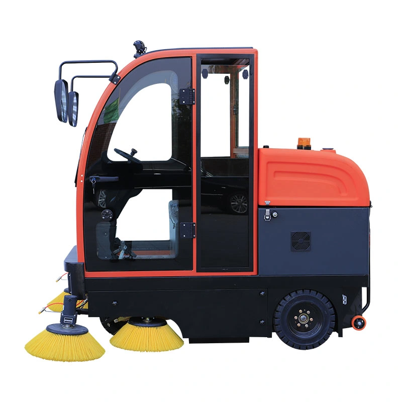 Factory Price Automatic Ride on Street Road Floor Sweeper Auto Rider Electric Sweeper for Industrial and Commercial Application Warehouse/Workshop/Parking Lot