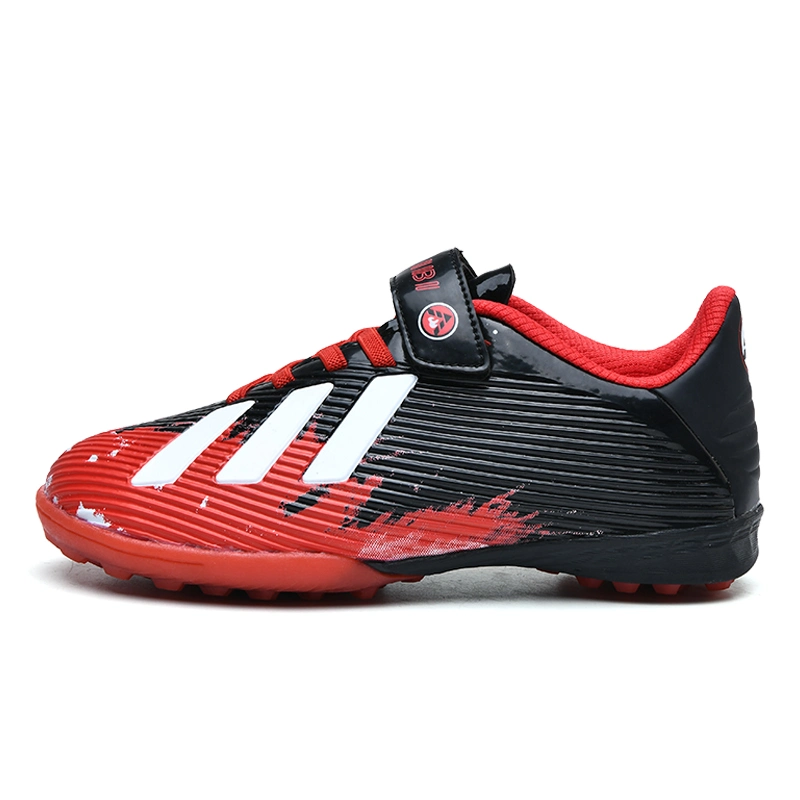 New Arrival Red Bottom Broken Nail Sports Training Outdoor Football Soccer Shoes for Girl Women