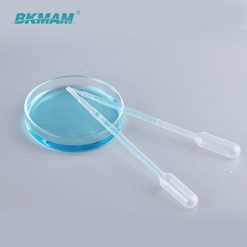 ISO Certificate Laboratory Use Disposable Sterile Plastic Pasteur Pipette 3ml