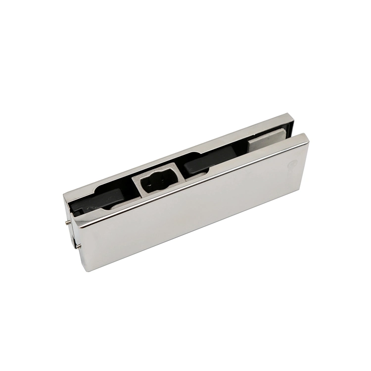 Factory Supplier Stainless Steel Hardware Cover Aluminum 7.5mm Sliding Glass Door Hinge Pivot Patch Fitting