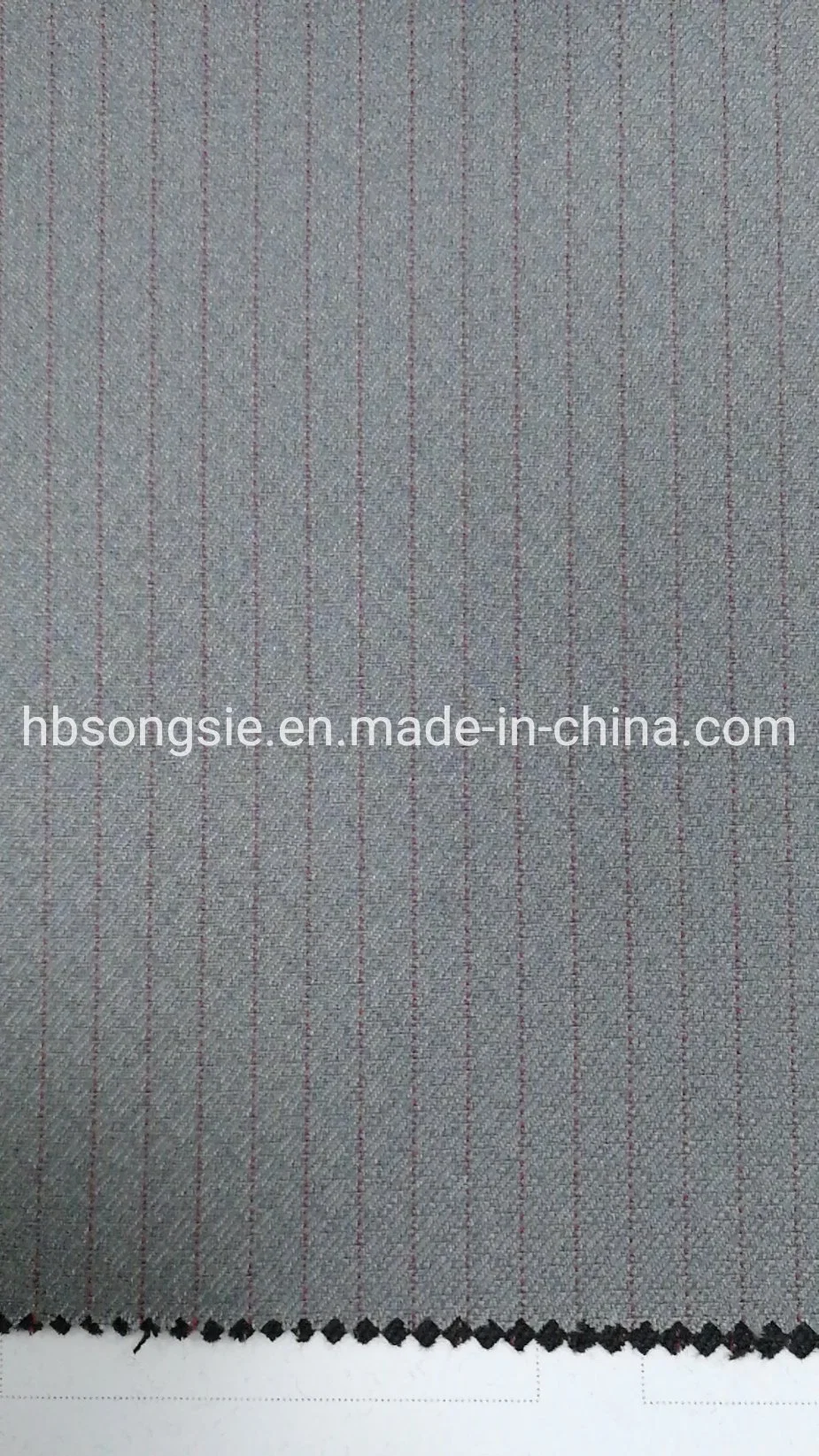 Cationic Viscose Stripe Tr Jacquard Fabric Suiting Fabric