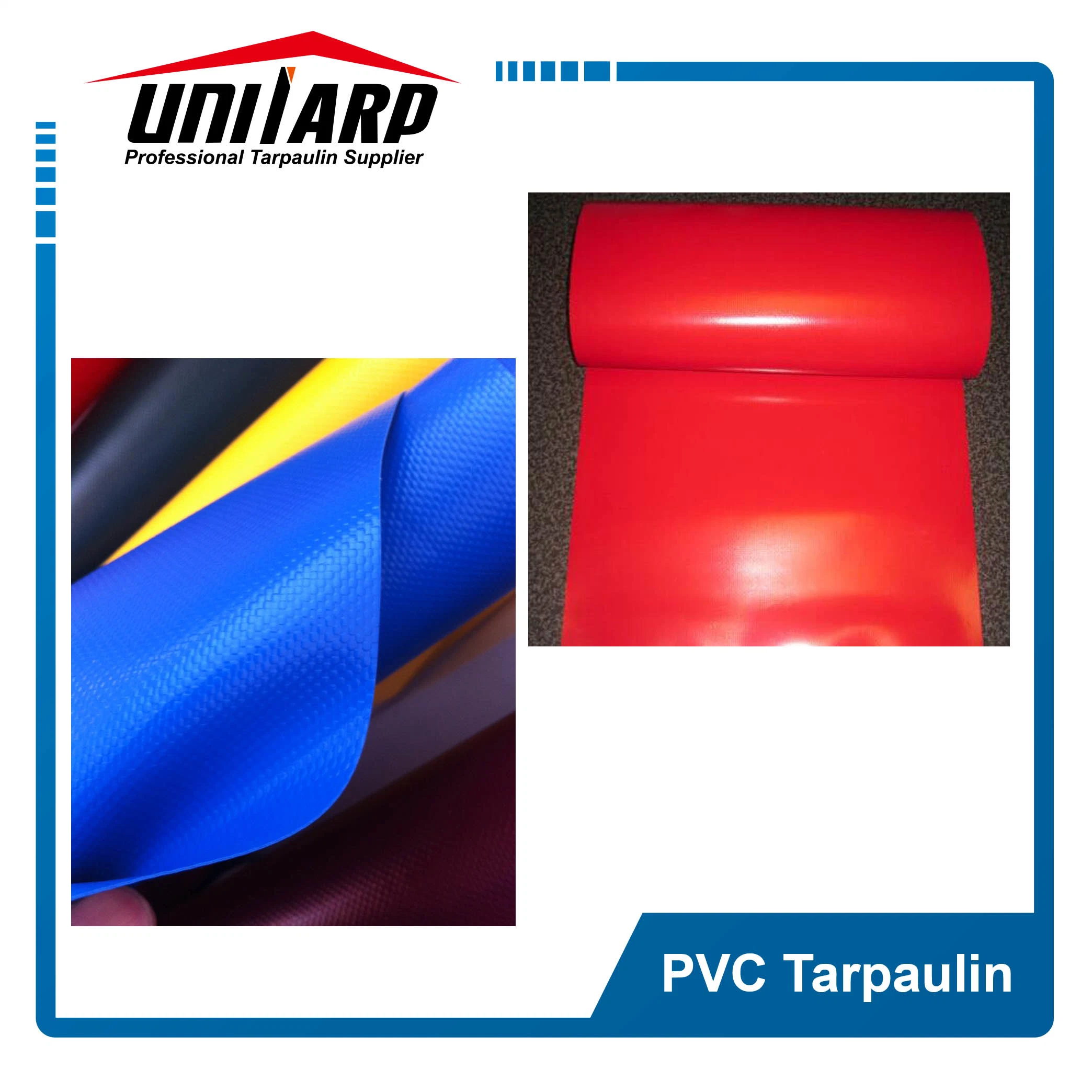 0.9mm High Tensile PVC Coated Tarpaulin Fabric for Boat/ Tank