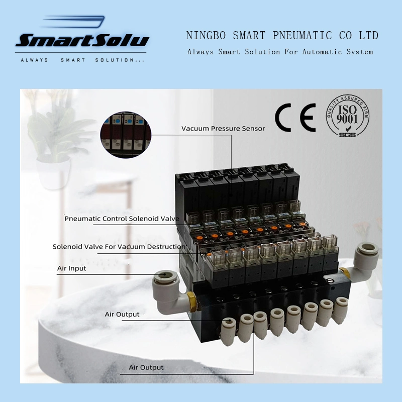 SMC Type Compact Spare Parts High Quality Pneumatic Vacuum Generator