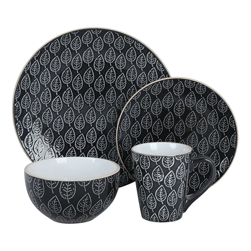 Happy Go Stoneware High quality/High cost performance  Ceramic Tableware Dinner Set