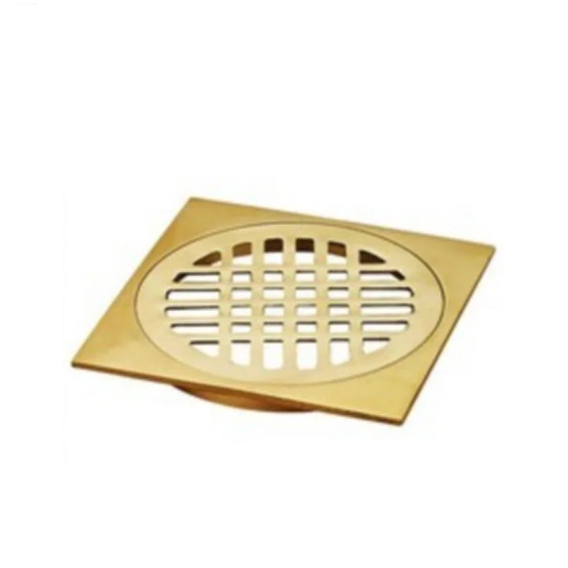 Brass Nature Color Machining Floor Drain