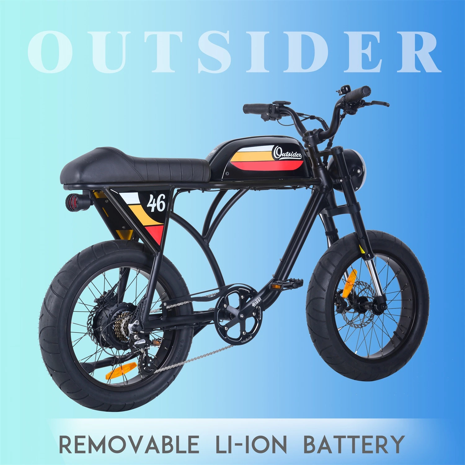 60 Km Range Per Charge Electric Bike and Aluminium Frame 2 Wheel Electric Motorcycle E Scooter