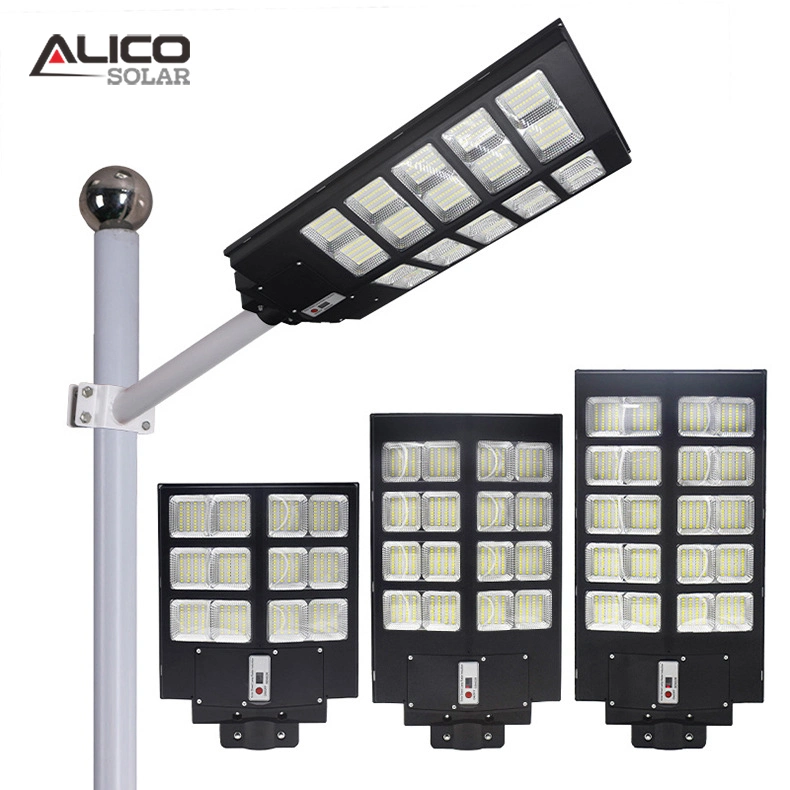 Projecteur LED de sécurité solaire étanche à énergie solaire IP65 100 W~400 W watts Lumières Solar Street Light Yard Garden