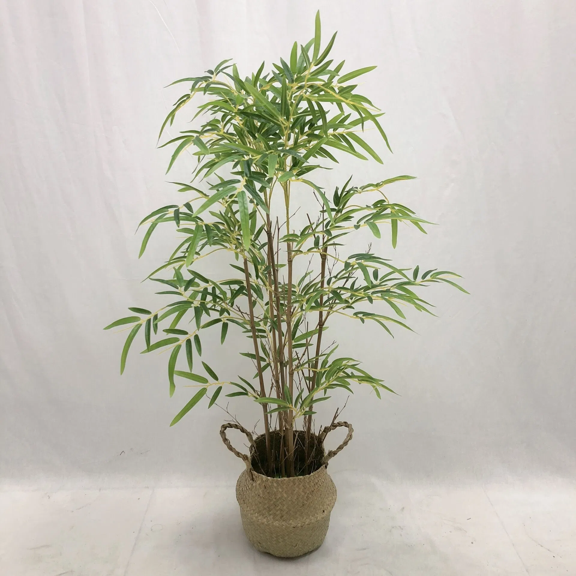 L'escrime de plantes en plastique de gros Lucky bambou artificiel de l'arbre presque naturel pour l'outdoor