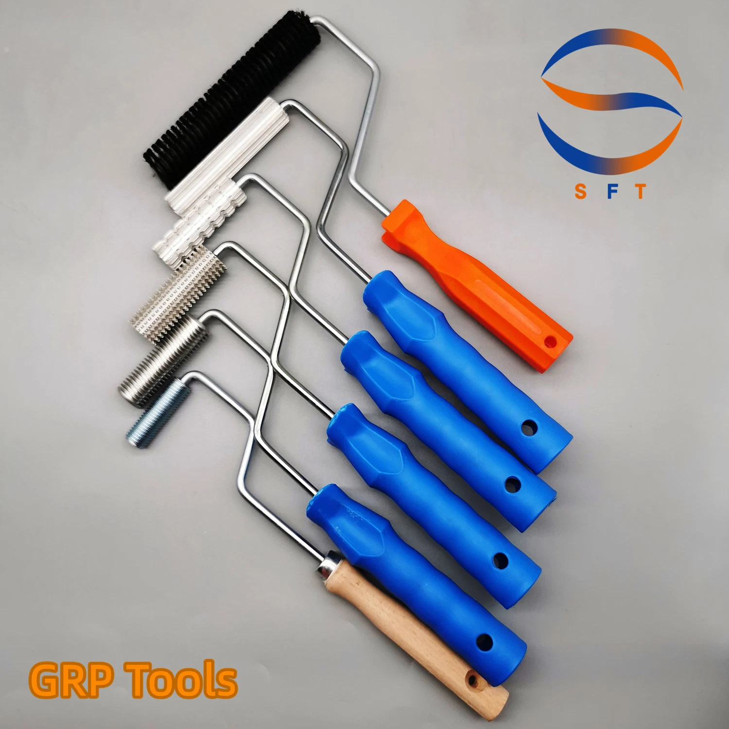 Original Factory Customized Plastic Handle for Bristle Roller 75mm