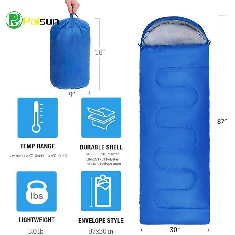 Factory Price Envelope Emergency Camping Gear Outdoor Thermal Sleeping Bags Portable