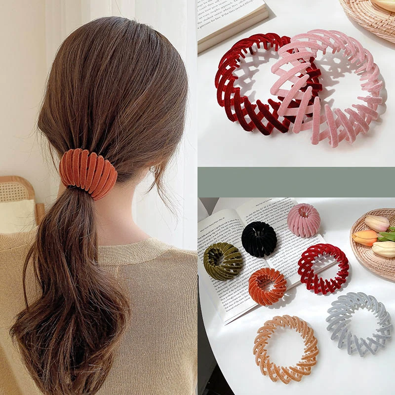 Skylark Wholesale/Supplier Expandable Bird Nest Magic Ponytail Holders Hair Bun Clip