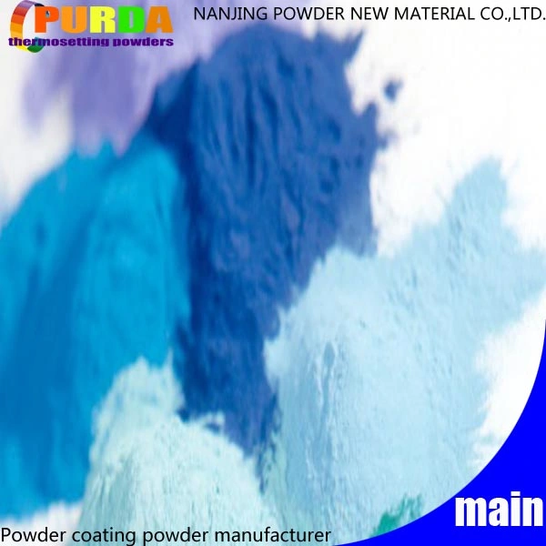 Light Blue Wrinkle Powder Coating Powders