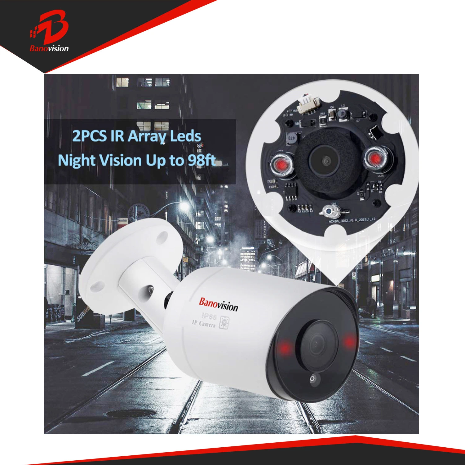 Banovision H. 265 NVR Sicherheit Überwachung Poe HD 4K HD 8MP 8 Kanal CCTV IP Wasserdichte Kameras Kits System aus China Lieferant