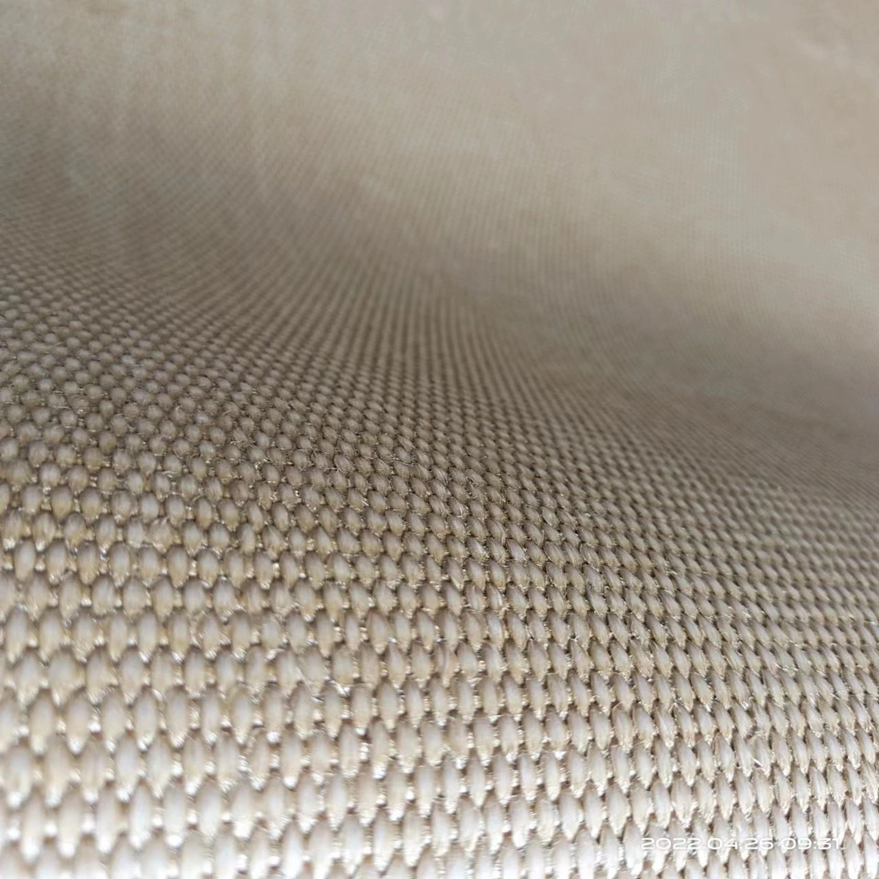 Thermal Heat Temperature Abrasion Resistance 0.4-1.5mm Stainless Steel Wire Reinforced Fiberglass Cloth with Vermiculite Coating Glass Fiber Cloth