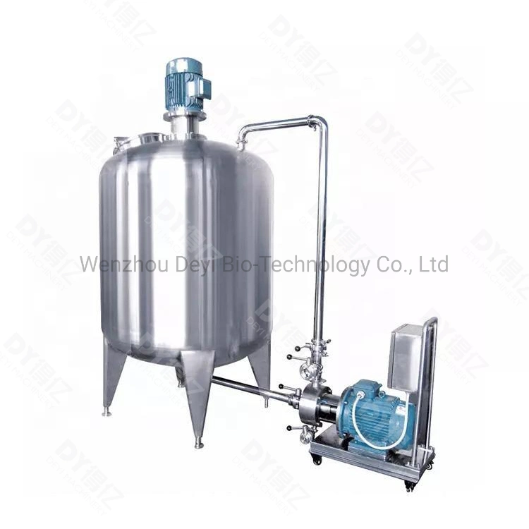 Stainless Steel Emulsifying Mixing Homogenizer High Speed Dispersing Tank