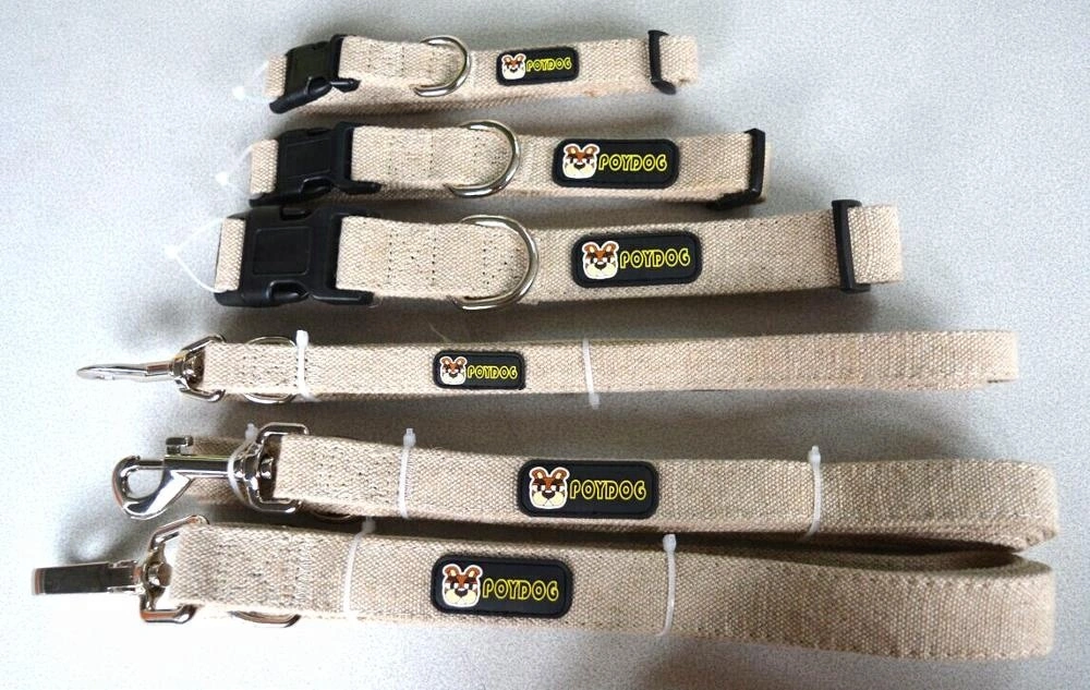 Hanyang Green Hemp Dog Collar Chemical Free Dog Hemp Collars for Your Puppy Friends with Sensitive Skin