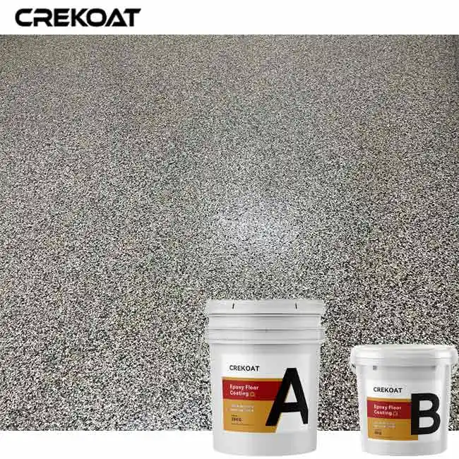 Durable 100 Percent Solids Epoxy Resin for Flake Coating