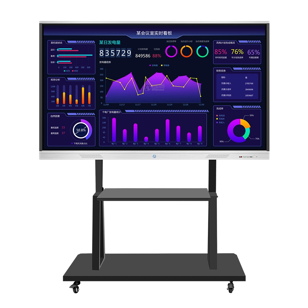 Conference Classroom All in One 65 75 86 100 Inch Teaching Board Touch Screen Smart TV Digital LCD Whiteboard Interactive Flat Panel Display