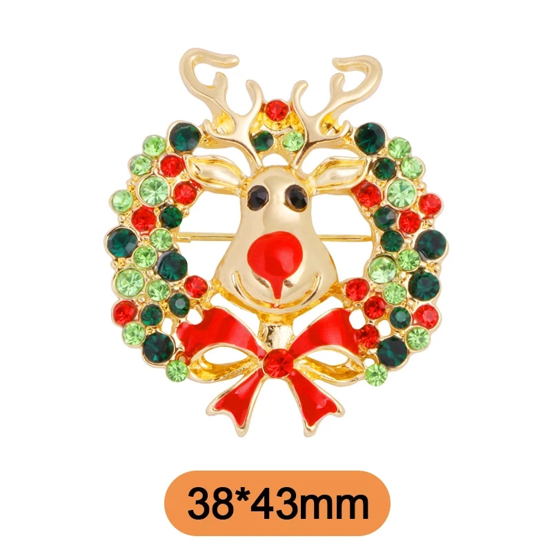 Christmas Bell Tree Promotion Gift Acrylic Reel Car Auto Emblem Glitter High quality/High cost performance Decoration Diamond Nickel Plated Wholesale/Supplier Badge