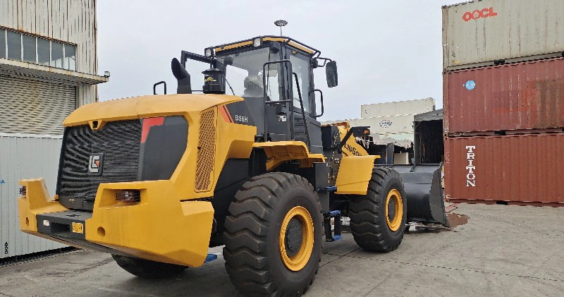 Perú Liugong Clg856h 5ton cargadora de ruedas motor Cummins y transmisión ZF