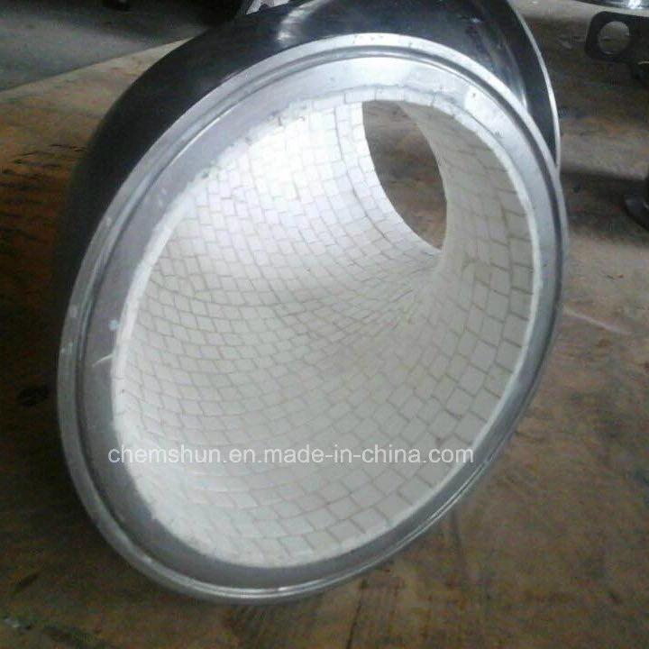 Alumina Ceramic Lined Component for Fly Ash Pipework