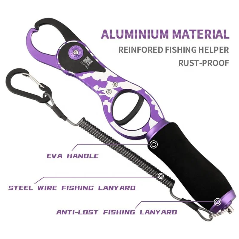 Topwin Wholesale/Supplier Portable Fishing Plier Scissors Folding Fishing Lip Grip Fishing Set