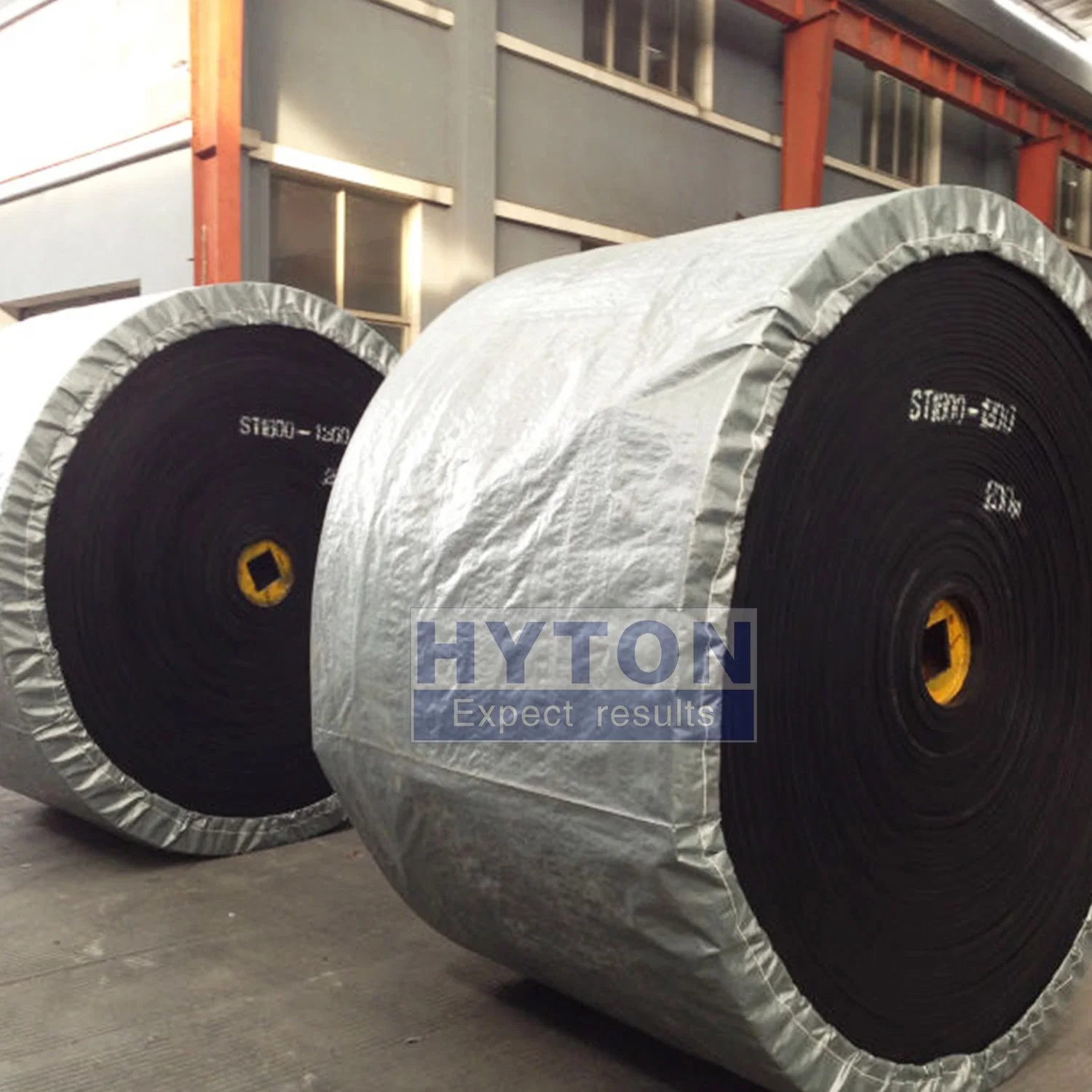 Hot Sale Fabric Wear Resistant Rubber Conveyor Belt 800mm for Stone Crusher