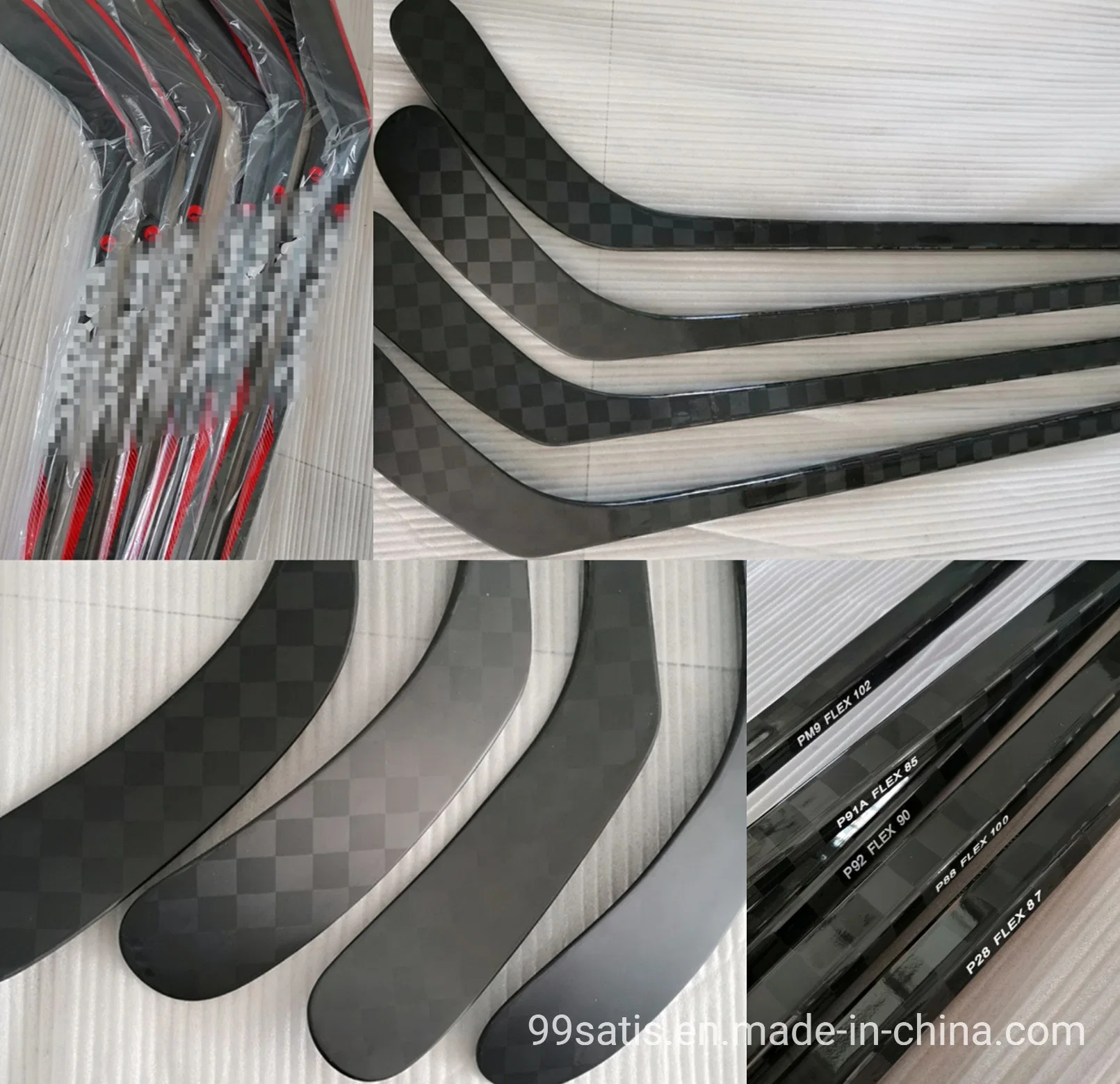 Ligero de carbono compuesto del Hockey sobre Hielo Prostock Palo Palo de Hockey fabricado en China