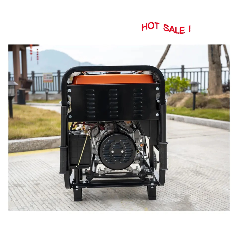 Generador portátil de gasolina low Noise 2kW 3kw 5kw 6Kw Con AC trifásica