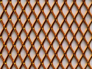 Decorative Aluminum Stainless Steel Copper Expanded Perforated Metal Diamond Wire Mesh