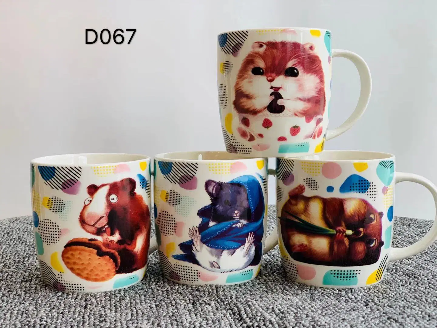 Großhandel/Lieferant Exporteur Designs Ideen 12oz 360ml Saft Kaffee Tee Keramik Becher Porzellanbecher für Festspielgeschenke