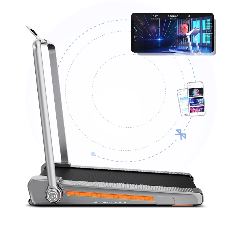 2023 Nuevo Treadmill más barato Treadmill fácil arriba Inicio Treadmill con Cursos de ejercicio divertidos