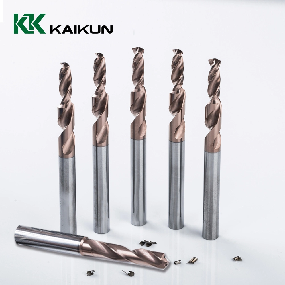 Carbide Coolant Hole Drill Bits Twist Step Drill Drilling Tool 3D5D