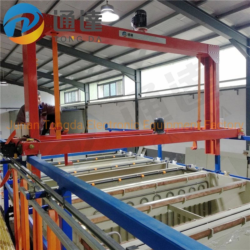 Semi-Auto Nickel Zinc Copper Electroplating Machine Hang Plating Production Equipment