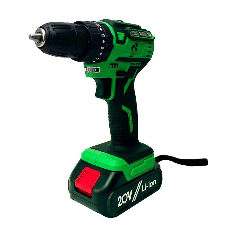 Eficiente aparafusadora sem fio 21V motor sem escovas de Power Tool Cordless Furadeira com função de Impacto