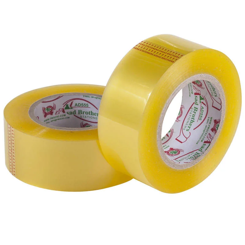 BOPP Packaging Tape with Fregile Printing Film Tape OPP Adhesive Clear and Brown Color Water Based Tape