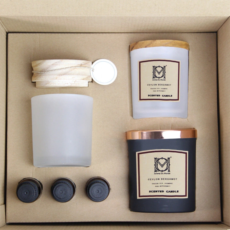 Scented Fragrance DIY Candle Set with 2 Sets Candle Holder, 3packege Candle Wax