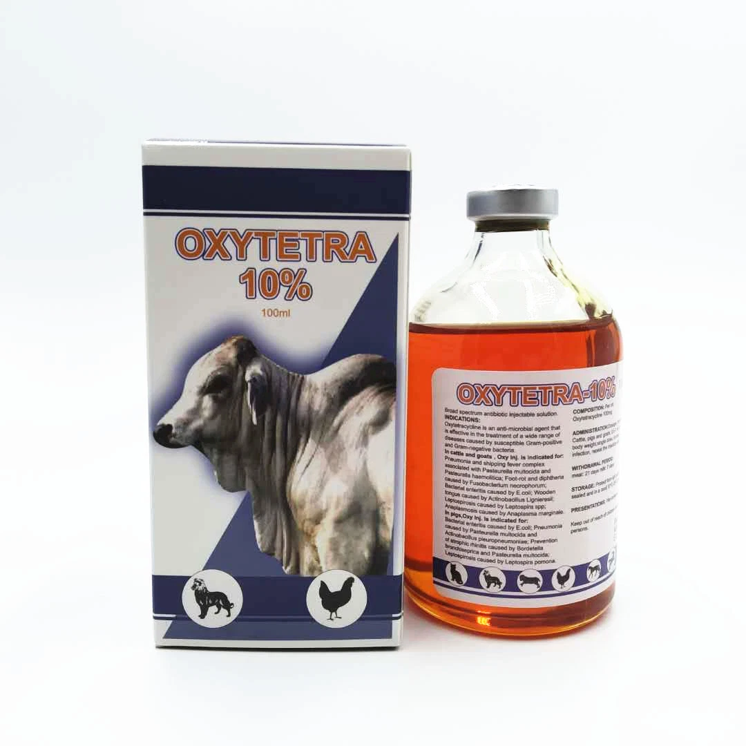 Veterinary Medicine Oxytetracycline Injection for Animal Use 100ml with Good Quality