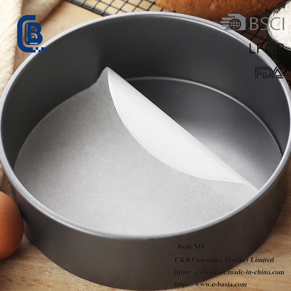 Roundsilicone Coated Precut Non-Stick Parchment Cookies Baking Paper Sheet