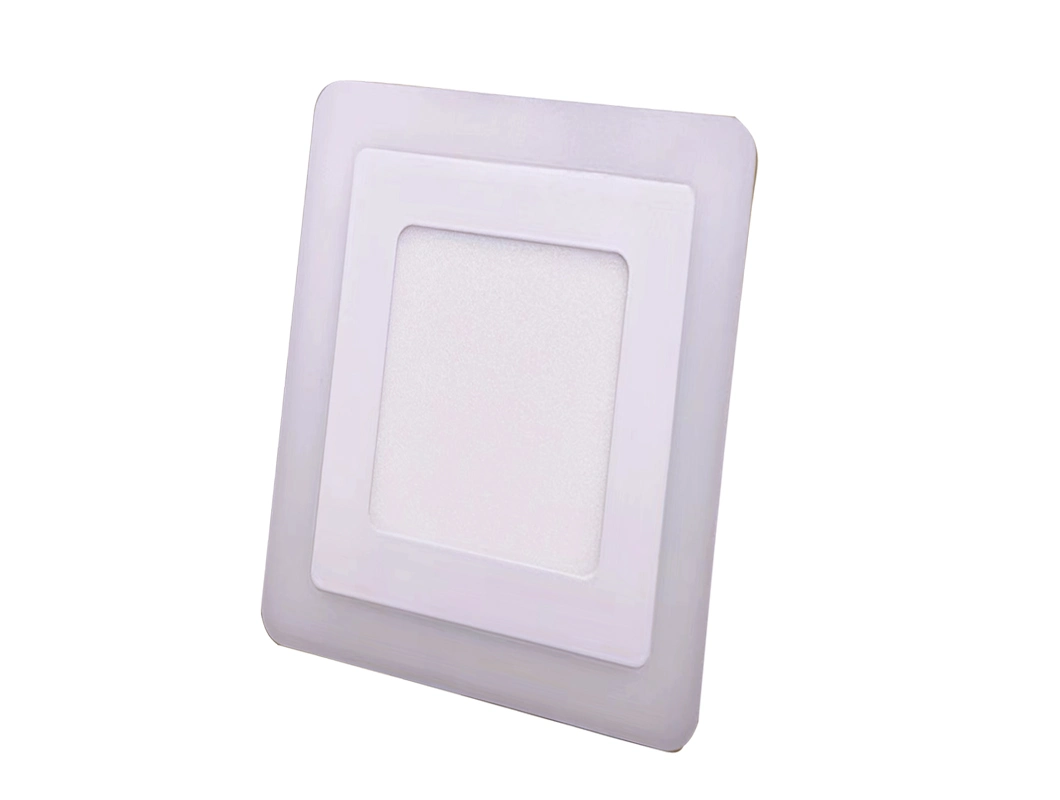 Prix d'usine commerciale surface carrée 3+3W 6+6W 12+6W 18+6W Lumière LED ronde pour décorer la salle de lumière au plafond