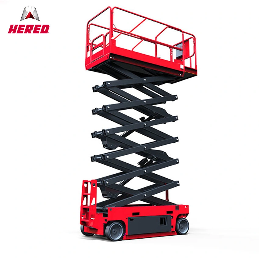 Hered AWP Official 8m Rough Terrain Гидравлический насос с приводом Scissor Lift