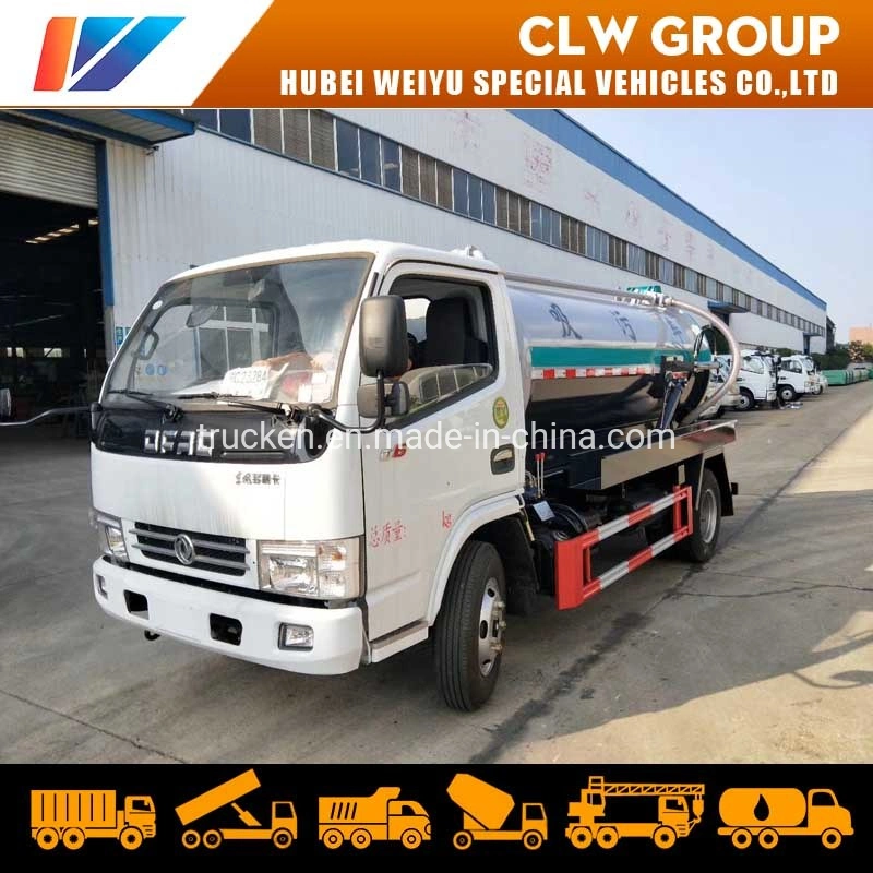 HOWO Dongfeng Isuzu 6-20cbm Vacuum Sewage Suction Truck Septic Tank Sewer Cleaning Sludge Tank Fecal Waste Water Suction High Pressure Jetting Truck