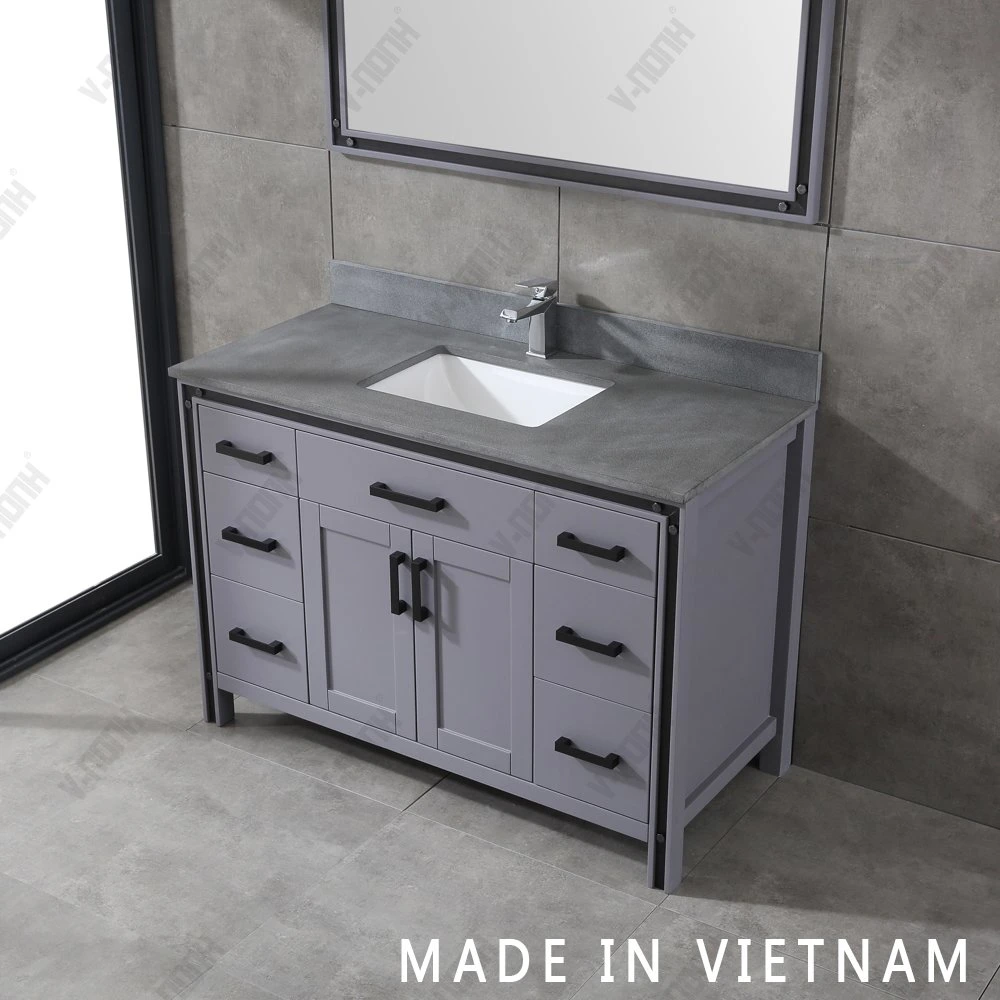 Fabriqué au Vietnam Meubles de salle de bain vanités de style moderne très demandés