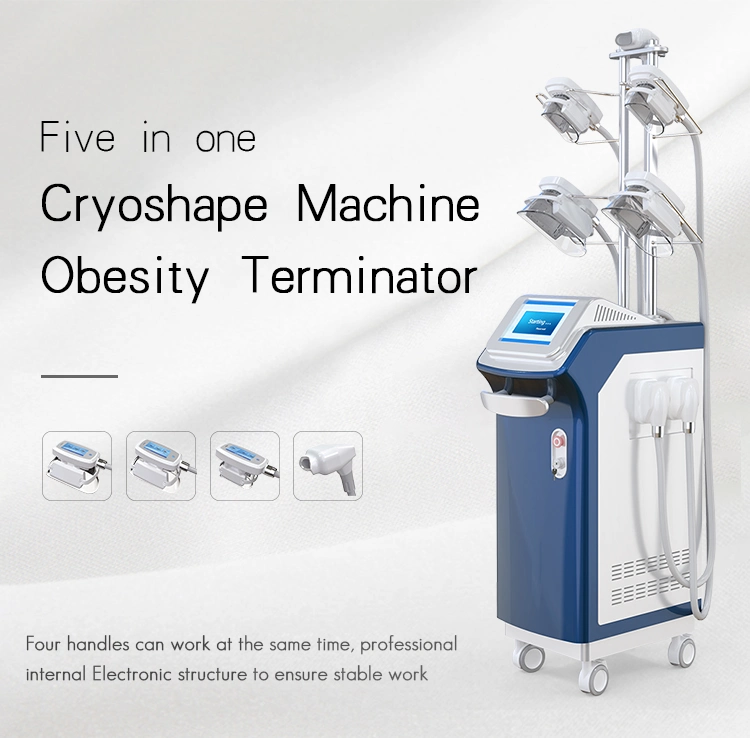 360 Fat Removal Cryo 5 يعالج Cryolpolesis آلة 360 Cryolpolsis تنحيف 3 Cryo يعالج 4 رأس Cryo لفقدان الوزن