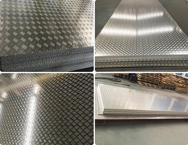 5052 6061 Aluminium Checkered Tread Plate Sheets for Floor Use