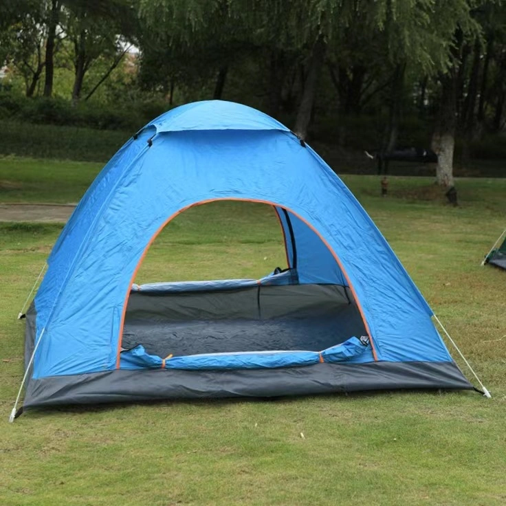 2 человек простой дизайн водонепроницаемый хорошее качество Outdoor Camping Tent 4 человек вне помещений палатка палатка, Tent складная Hiking Tent